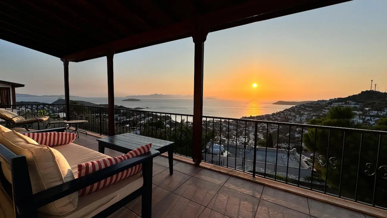 Terrace sea view